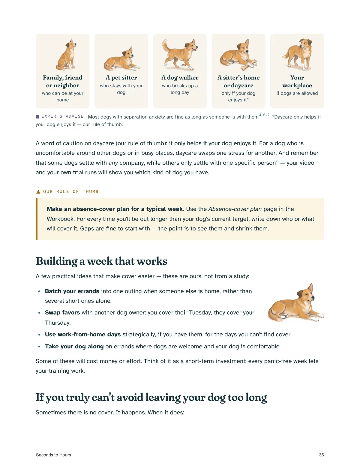 The Guide: Covering real-life absences — real page